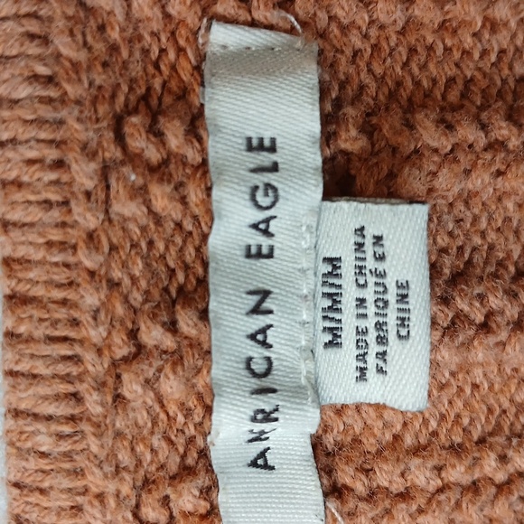 American Eagle Outfitters Cable Knit Cropped Tank Womens Medium Y2K Babydoll - Picture 3 of 4